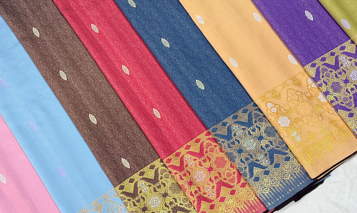 Tessuto sarong tradizionale nazionale del sud-est asiatico