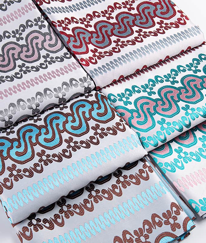Tessuto jacquard in poliestere strutturato 3D a forma di S per Sarong